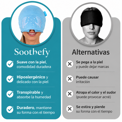 Soothefy Mascara de Terapia Frío-Calor para Cabeza